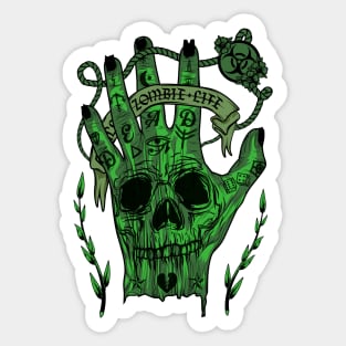 Zombie Hand Sticker